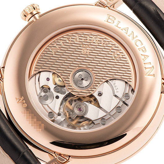 ブランパン ヴィルレ コンプリートカレンダー ムーンフェイズ 6654-3640-55B ブルー 中古 サブカット 3枚目