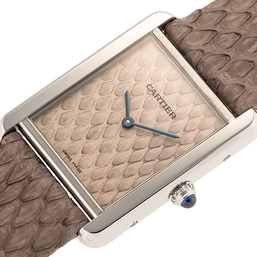 カルティエ タンクソロ LM W5200021 グレー 中古 サブカット 1枚目