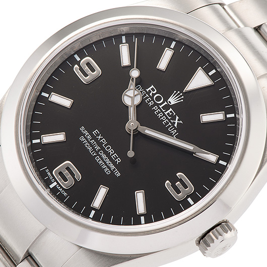ロレックス エクスプローラーⅠ 214270 ブラック 中古 サブカット 1枚目