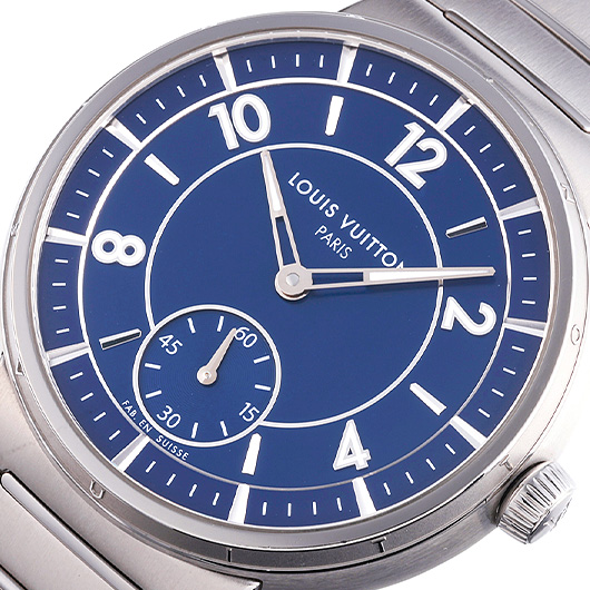 ルイ・ヴィトン タンブール オートマティック W1ST20 ブルー 中古 サブカット 1枚目