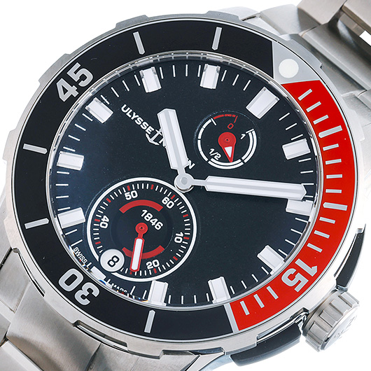 ユリス・ナルダン ダイバー クロノメーター YOSHIDAスペシャル 1183-170/92-J.2 ブラック 中古 サブカット 1枚目