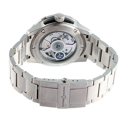 ユリス・ナルダン ダイバー クロノメーター YOSHIDAスペシャル 1183-170/92-J.2 ブラック 中古 サブカット 2枚目