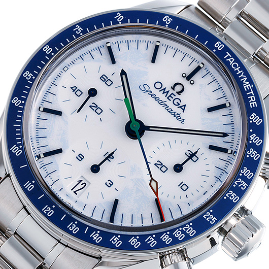 オメガ スピードマスター38 ミラノ コルティナ 522.30.38.50.04.002 ホワイト 新品 サブカット 1枚目