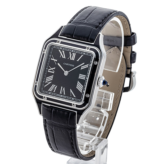 カルティエ サントス　デュモン WSSA0046 ブラック 未使用品 サブカット 1枚目