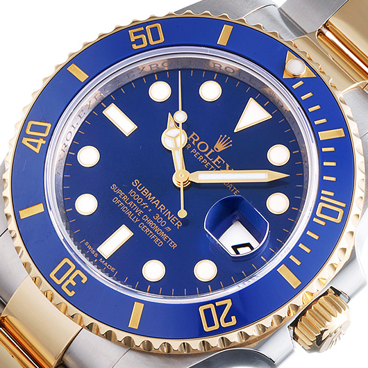 ロレックス サブマリーナ デイト 116613LB ブルー 中古 サブカット 1枚目