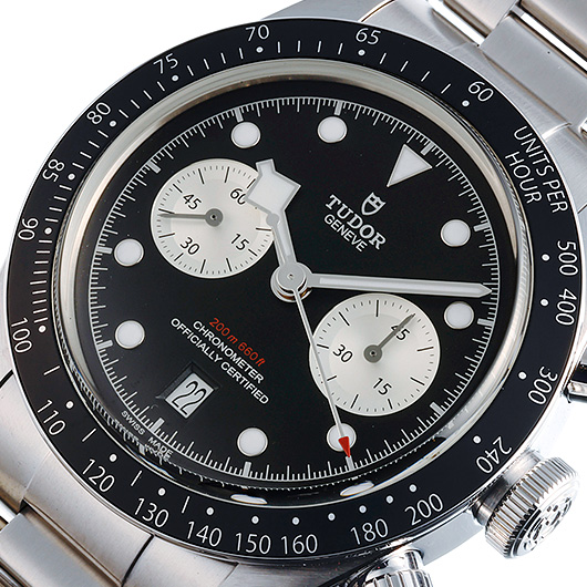 チューダー/チュードル ブラックベイ クロノ 79360N-0001 ブラック/ホワイト 中古 サブカット 1枚目