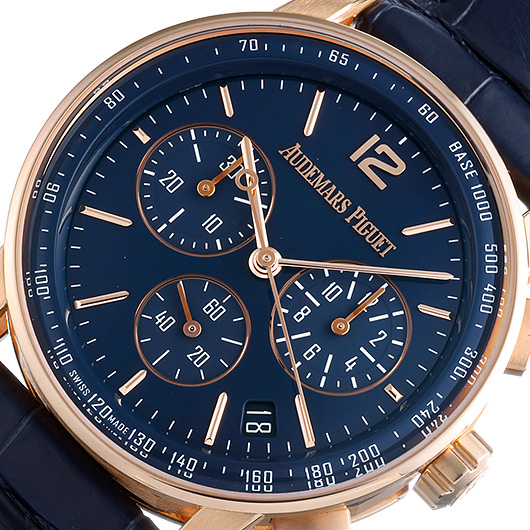 オーデマ・ピゲ コード 11.59 バイ オーデマ・ピゲ クロノグラフ 26393OR.OO.A321CR.01 ブルー 中古 サブカット 1枚目
