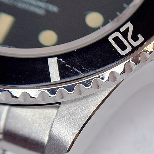 ロレックス サブマリーナ デイト 16800 ブラック アンティーク サブカット 4枚目