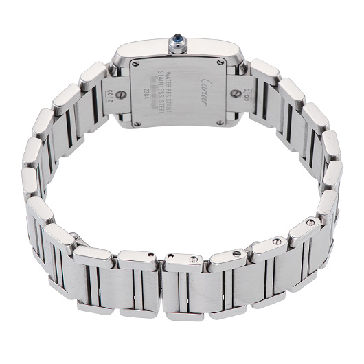 カルティエ タンクフランセーズSM W51008Q3 ホワイト 中古 サブカット 2枚目