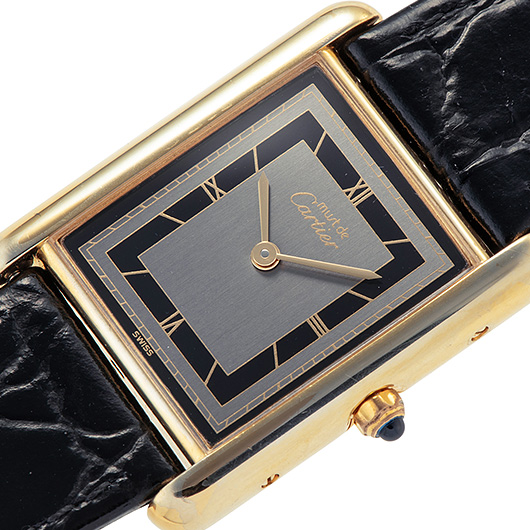 カルティエ マストタンク LM ヴェルメイユ 83918923 チャコールグレー 中古 サブカット 1枚目