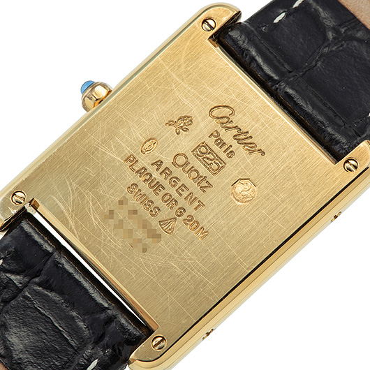 カルティエ マストタンク LM ヴェルメイユ 83918923 チャコールグレー 中古 サブカット 3枚目