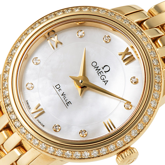 オメガ デ・ヴィル プレステージ 424.55.24.60.55.001 ホワイト 新品 サブカット 1枚目