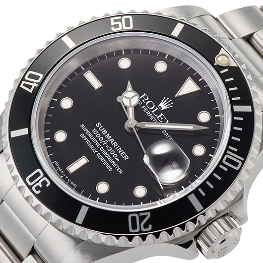 ロレックス サブマリーナ デイト 16610 ブラック 中古 サブカット 1枚目