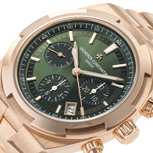 ヴァシュロンコンスタンタン オーバーシーズ クロノグラフ 5520V/210R-B966 グリーン 新品未使用 サブカット 1枚目