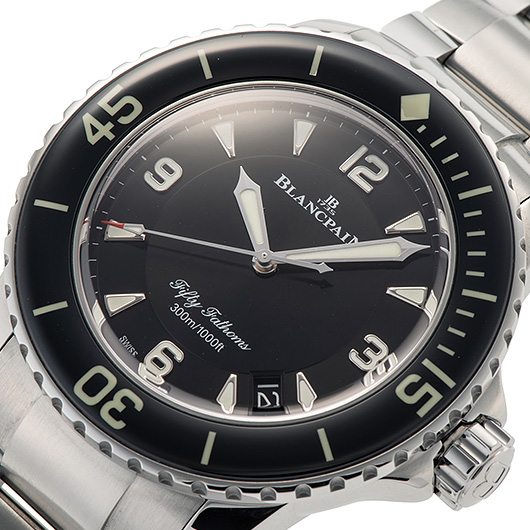 ブランパン フィフティ ファゾムス 5015-1130-71S ブラック 新品 サブカット 1枚目