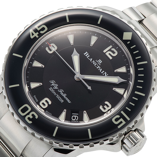 ブランパン フィフティ ファゾムス 5015-1130-71S ブラック 中古 サブカット 1枚目