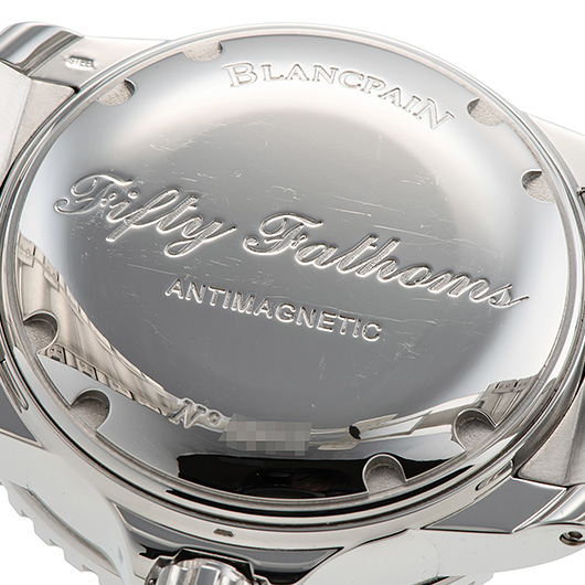 ブランパン フィフティ ファゾムス 5015-1130-71S ブラック 中古 サブカット 4枚目