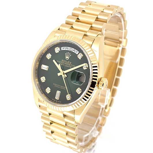 ロレックス デイデイト 36 128238A グリーン 中古 サブカット 1枚目