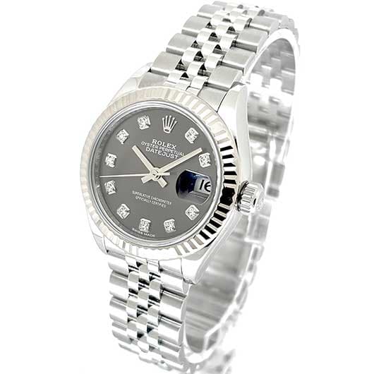 ロレックス デイトジャスト28 279174G ダークグレー 中古 サブカット 1枚目