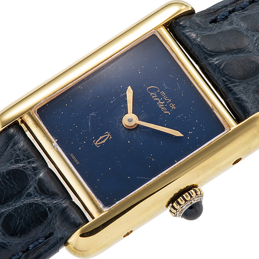 カルティエ マストタンク SM ヴェルメイユ --- ブルー 中古 サブカット 1枚目