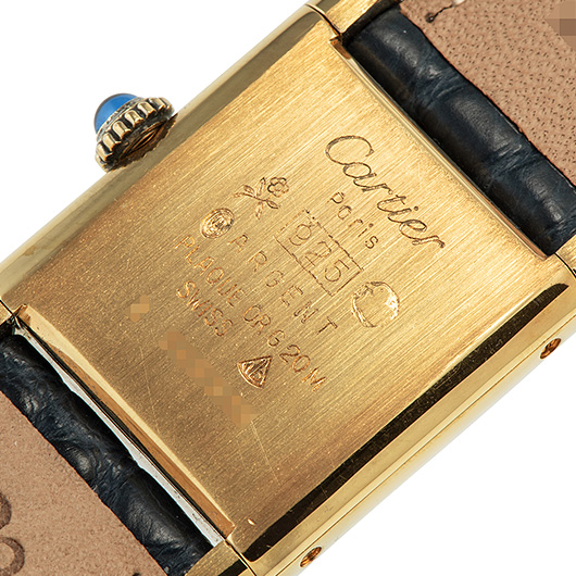 カルティエ マストタンク SM ヴェルメイユ --- ブルー 中古 サブカット 3枚目