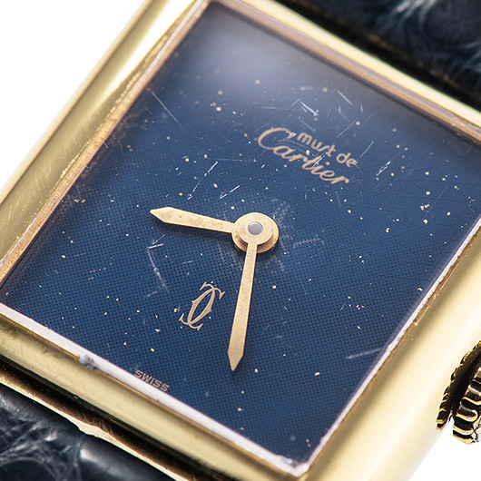 カルティエ マストタンク SM ヴェルメイユ --- ブルー 中古 サブカット 4枚目