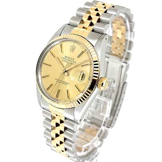 ロレックス デイトジャスト 16013 シャンパン アンティーク サブカット 1枚目