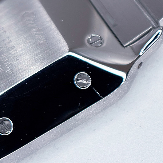 カルティエ サントスガルベLM 45168381 ボルドー 中古 サブカット 4枚目