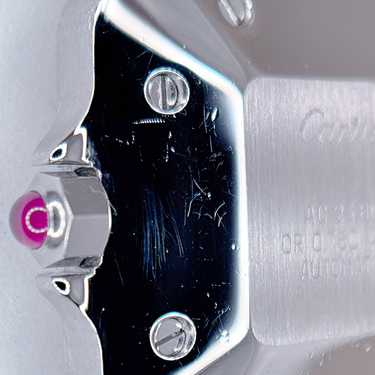 カルティエ サントスガルベLM 45168381 ボルドー 中古 サブカット 6枚目