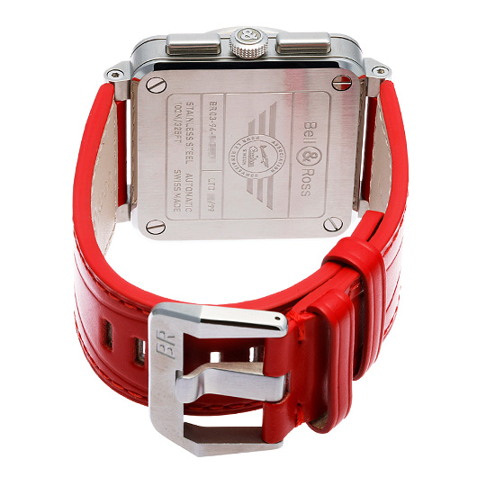 ベル＆ロス BR03 クロノ エル ルージュ BR0394-AR-ST/SCA レッド 中古 サブカット 2枚目