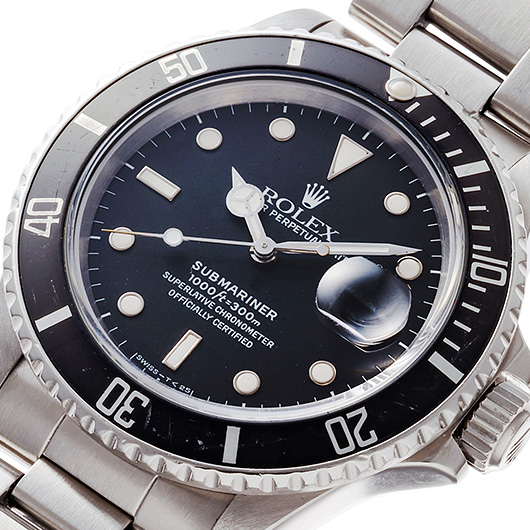 ロレックス サブマリーナ デイト 16800 ブラック アンティーク サブカット 1枚目