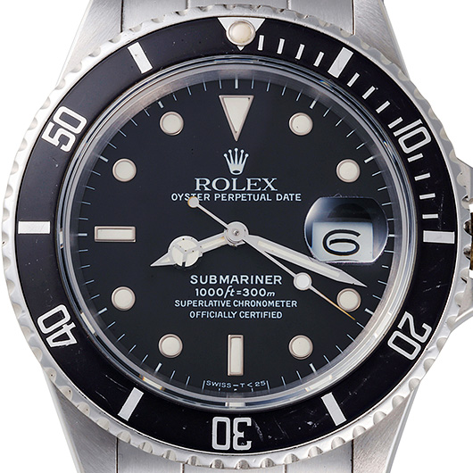 ロレックス サブマリーナ デイト 16800 ブラック アンティーク サブカット 3枚目