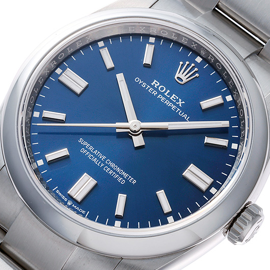 ロレックス オイスター パーペチュアル 36 126000 ブライトブルー 中古 サブカット 1枚目