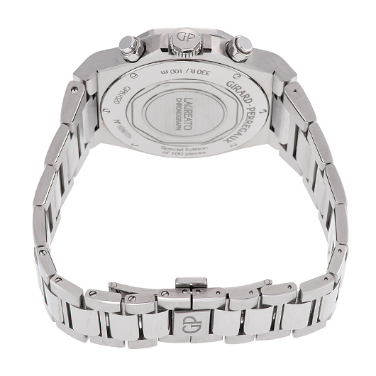 ジラールペルゴ ロレアート クロノグラフ 81020-21-3311-1GM ブルー/ブラック 新品未使用 サブカット 2枚目