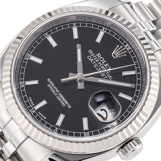 ロレックス デイトジャスト 116234 ブラック 中古 サブカット 1枚目