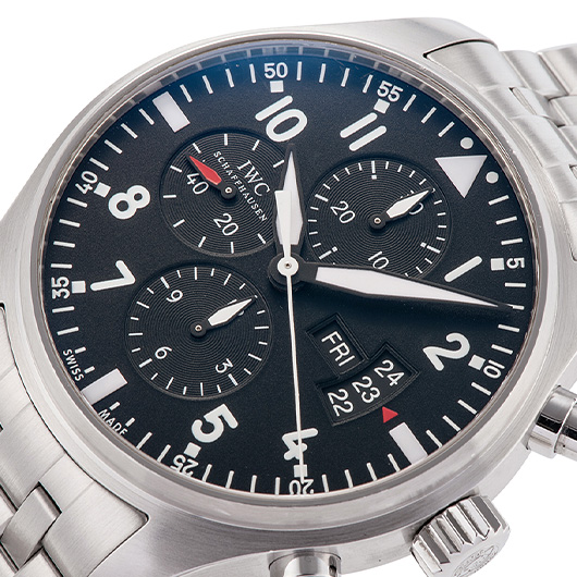IWC パイロットウォッチ クロノグラフ IW377704 ブラック 中古 サブカット 1枚目