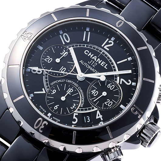 シャネル J12 クロノグラフ H0940 ブラック 中古 サブカット 1枚目