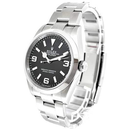ロレックス エクスプローラー36 124270 ブラック 中古 サブカット 1枚目