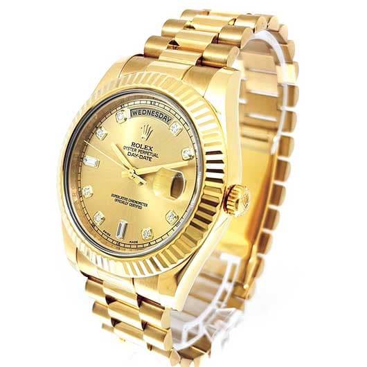 ロレックス デイデイトⅡ 218238A シャンパン 中古 サブカット 1枚目