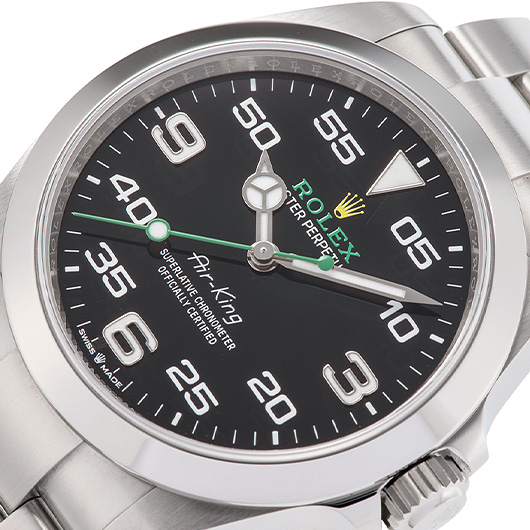 ロレックス エアキング 126900 ブラック 中古 サブカット 1枚目