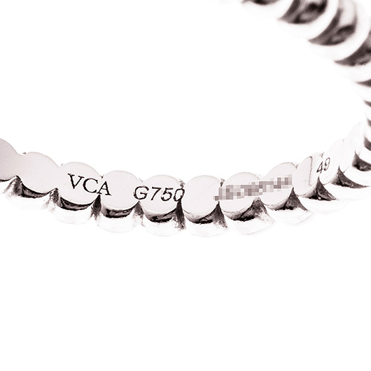 ヴァンクリーフ＆アーペル ペルレ リング ホワイトゴールド 中古 サブカット 3枚目