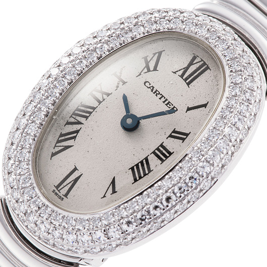 カルティエ ミニベニュワール WB5095L2 ホワイト 中古 サブカット 1枚目