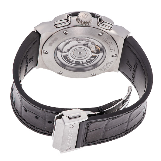 ウブロ クラシック フュージョン クロノグラフ オパーリン 521.NX.2611.LR シルバー 中古 サブカット 2枚目