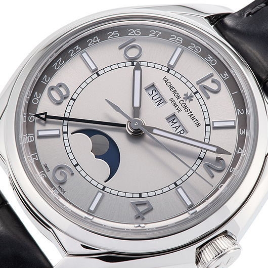 ヴァシュロンコンスタンタン フィフティ シックス コンプリート カレンダー 4000E/000A-B439 シルバー 中古 サブカット 1枚目