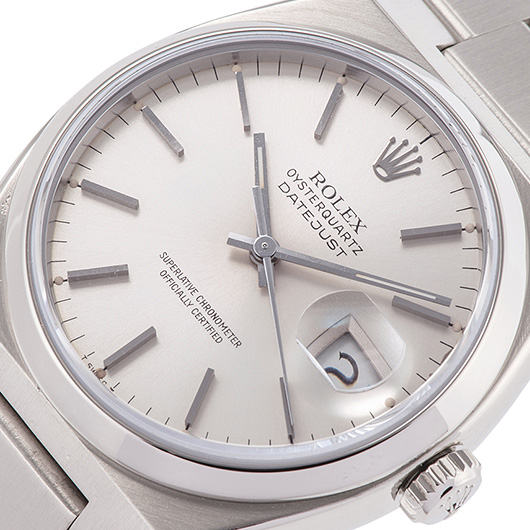 ロレックス オイスタークォーツ デイトジャスト 17000 シルバー 中古 サブカット 1枚目