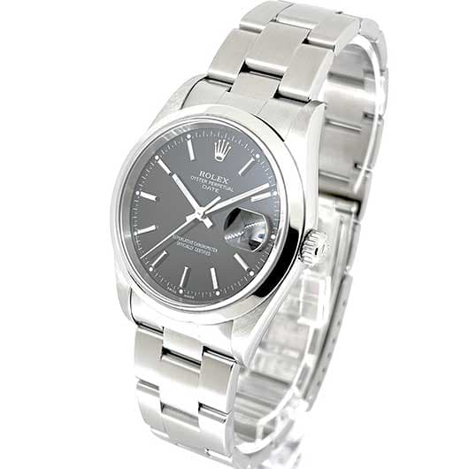 ロレックス オイスター パーペチュアル デイト 15200 ブラック 中古 サブカット 1枚目