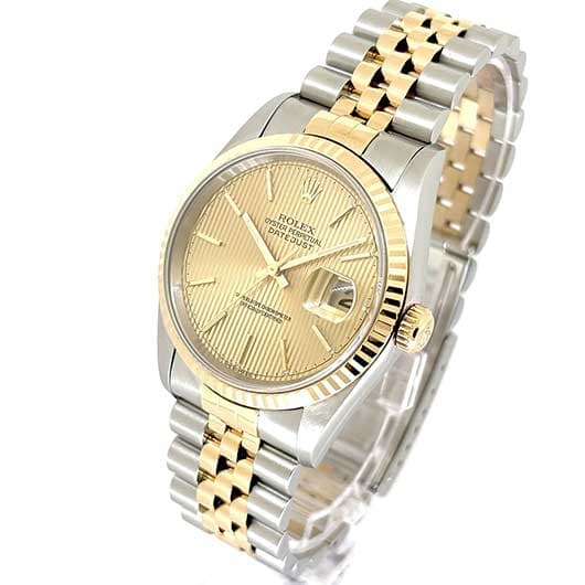 ロレックス デイトジャスト 16233 シャンパン 中古 サブカット 1枚目