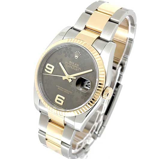 ロレックス デイトジャスト 116233 ブラウン 中古 サブカット 1枚目