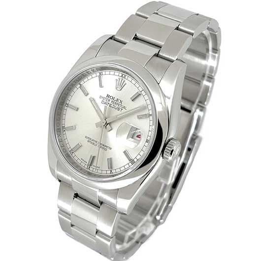 ロレックス デイトジャスト 116200 シルバー 中古 サブカット 1枚目