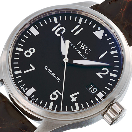 IWC パイロットウォッチ  ミッドサイズ IW325604 ブラック 中古 サブカット 1枚目